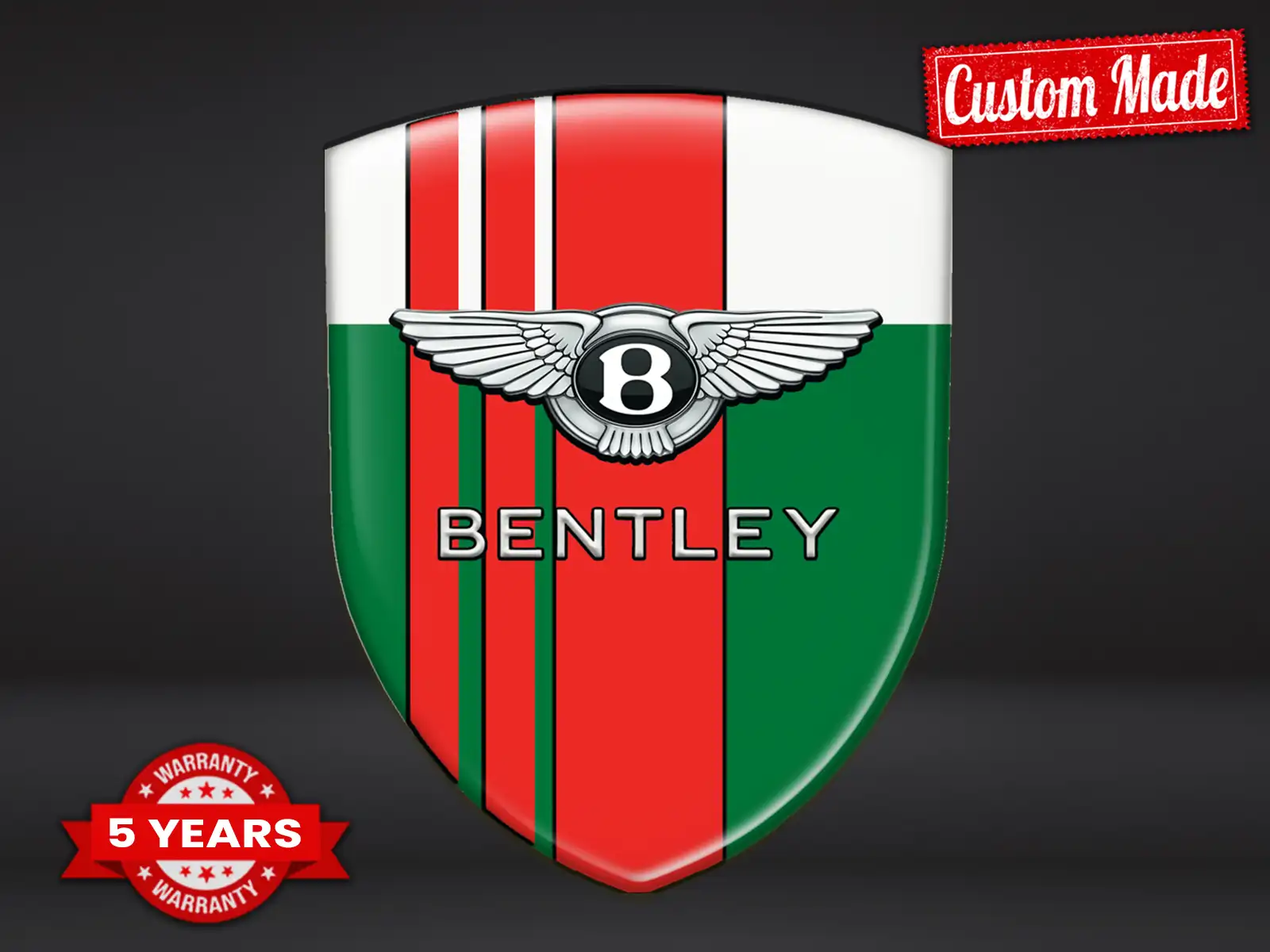 Bentley Décalcos Résine Design Supérieur Stickers Bombés Perso